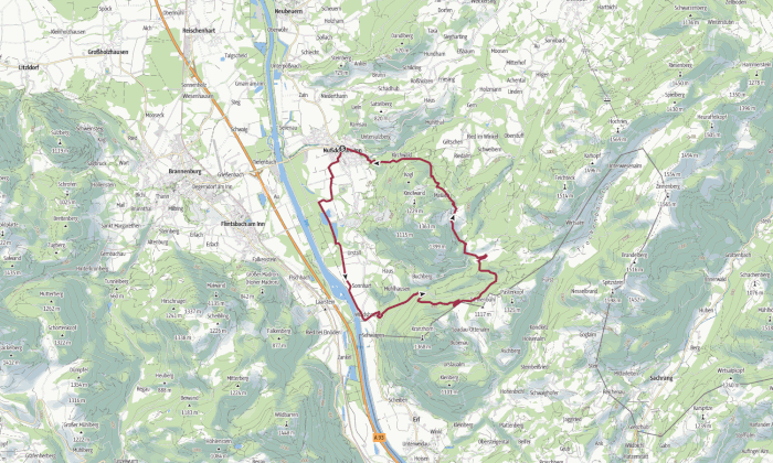 Tagestour 6: Wanderung von Nußdorf am Inn zu den Daffnerwaldalmen und nach Kirchwald