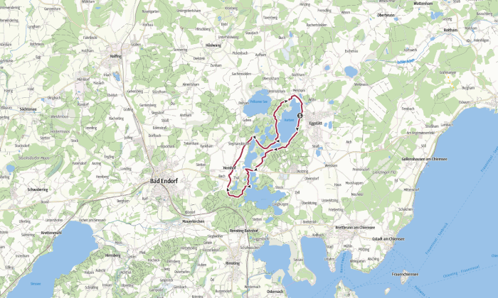 Tagestour 25: Wanderung von Eggstätt zum Hartsee und Langbürgner See