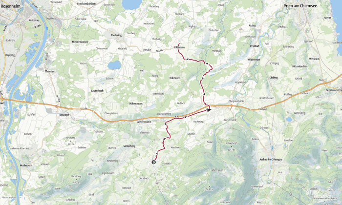 Etappe 13: Wanderung von Samerberg nach Söllhuben