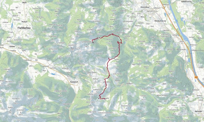 Etappe W18: Mitteralm -Arzmoos - Rosengasse