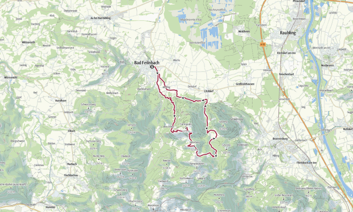 Tagestour W02: Wanderung von Bad Feilnbach zu Farrenpoint und Mitterberg