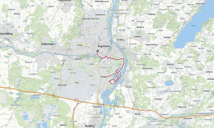 Etappe O01: Rosenheim - Happing