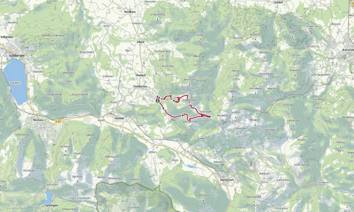 Tagestour W07: Wanderung von Birkenstein auf das Türkenköpfl und den Schweinsberg