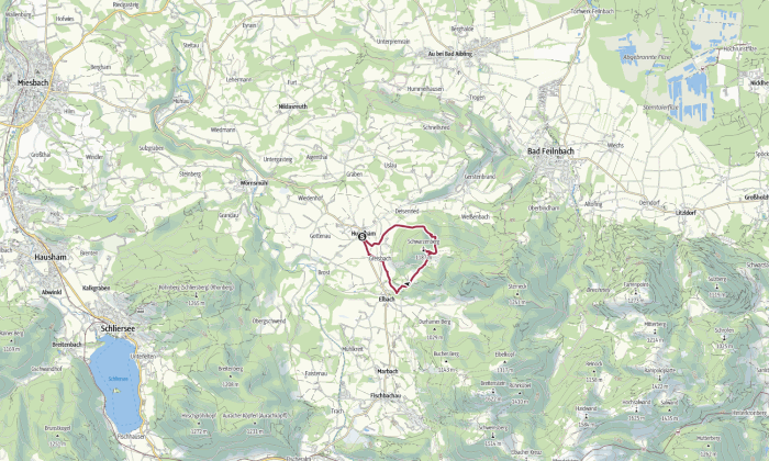 Tagestour W05: Wanderung von Hundham auf den Schwarzenberg