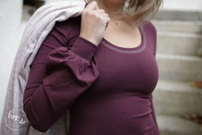 Blouson Nabu aus Jaquard Loom Gold-Puder von Hello Heidi Fabrics by Albstoffe