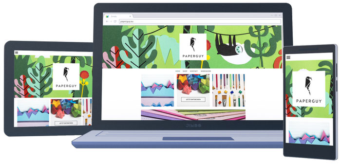 responsive design Jimdo