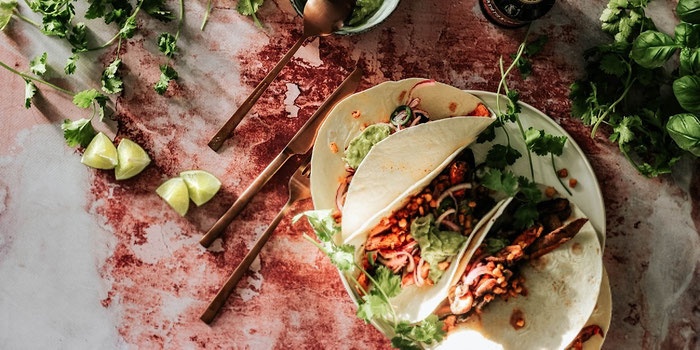 Mushroom fajitas