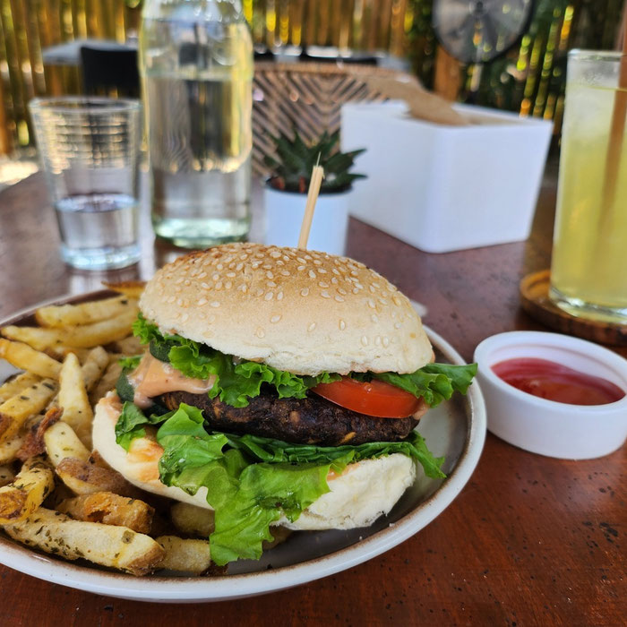 Vegan shack burger 