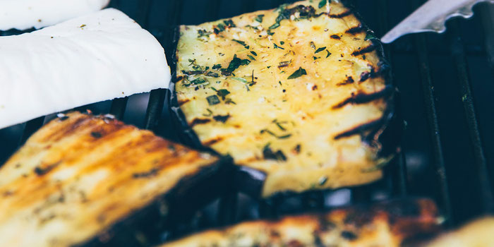 Grilled eggplant 