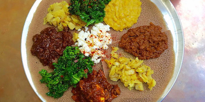 Traditional Ethiopian Platter 