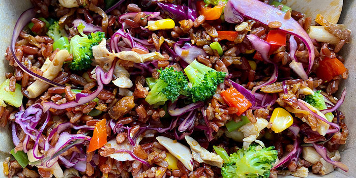 Chili spicy brown rice