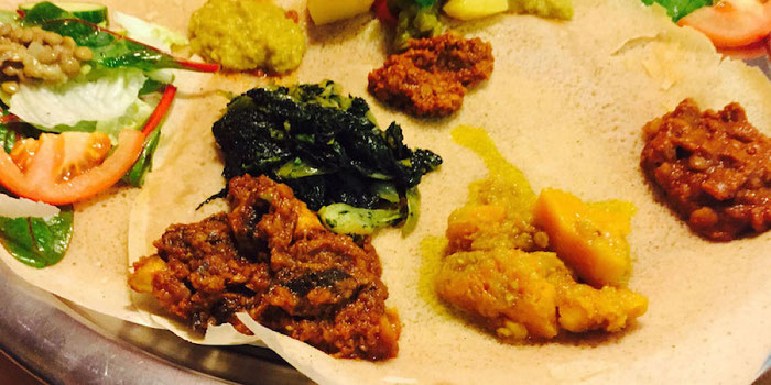 Ethiopian Vegetarian Platter