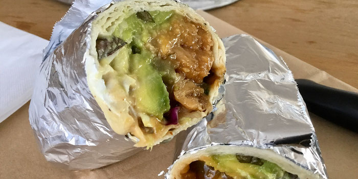 Vegan teriyaki burrito hideout burrito