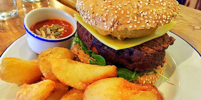 Rodeo BBQ Seitan Burger