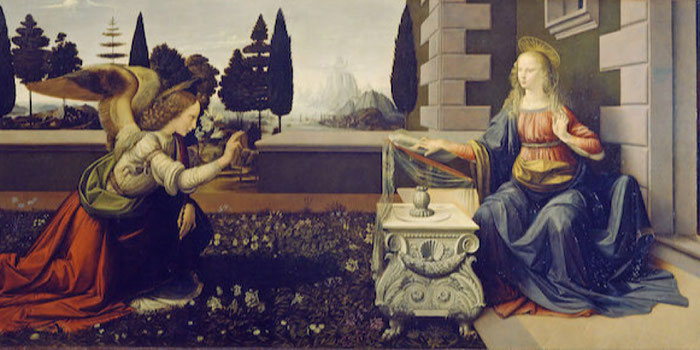 Annunciation by Da Vinci