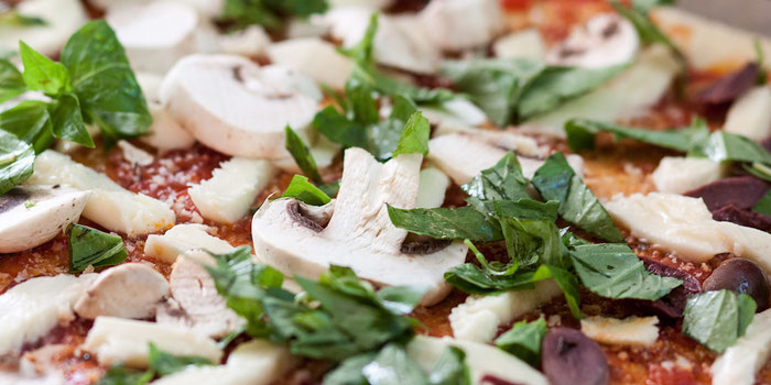 Mushroom pizza
