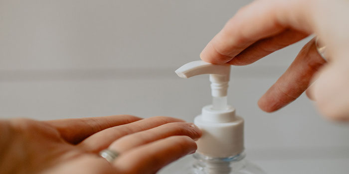 Use hand sanitizer