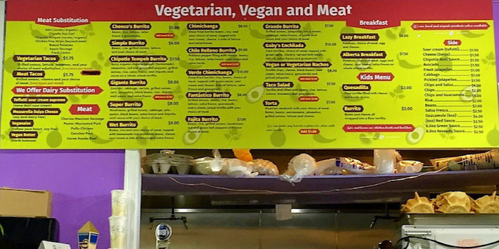 el nutri taco menu portland oregon