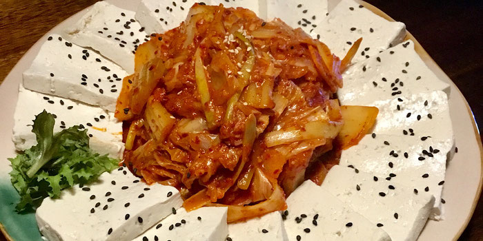 Korean tofu kimchi 