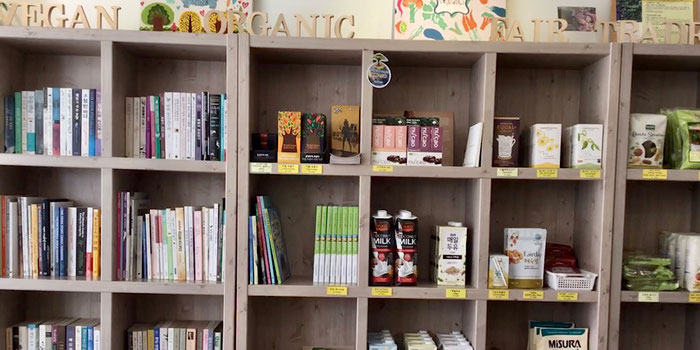 Vegan books and products