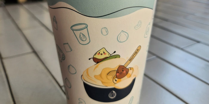 Nut mylk bubble tea from Nuttea Taipei
