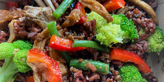 Seaweed brown rice