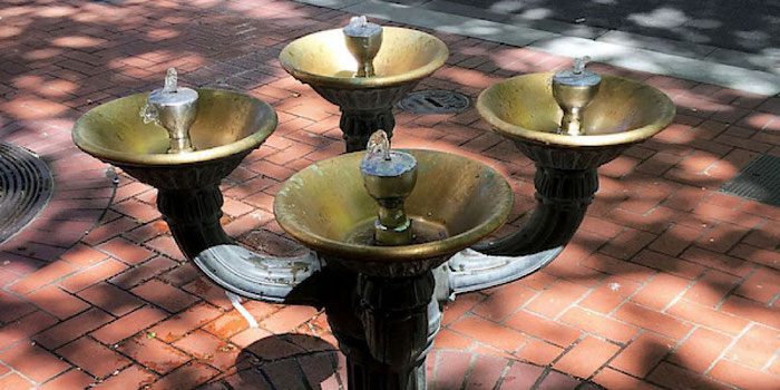 Benson bubbler water fountain Portland 