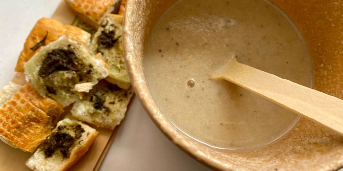 Creamy mushroom soup