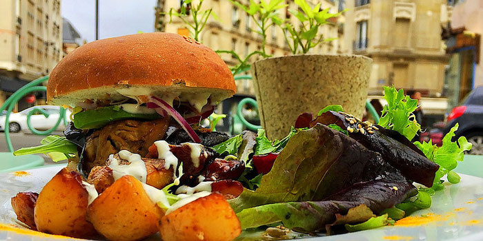 portabello burger abattoir vegetal paris france