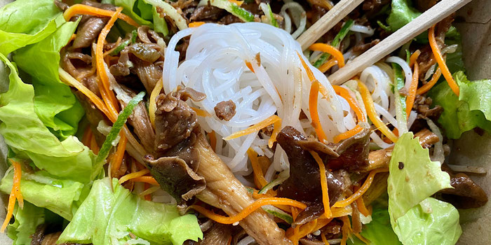 Vermicelli barbecue mushroom