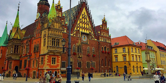 Gothic cathedral Wroclaw 