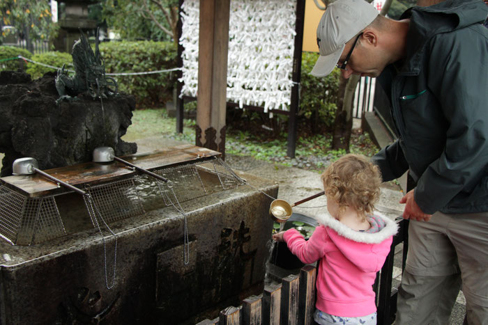 Kiyomizu Kannon Temple Ueno Park Tokyo Japan Baby Toddler