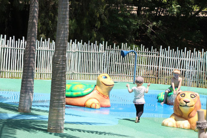 San Diego Zoo Safari Park Spray Zone - Travel San Diego With a Baby
