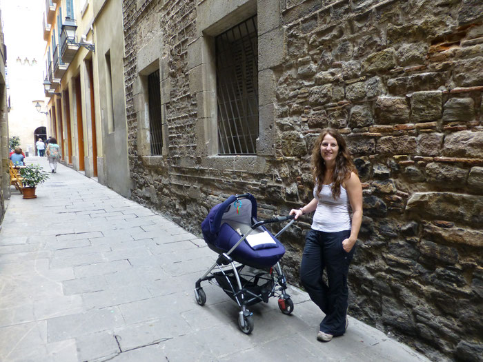 Barcelona with baby and rented stroller