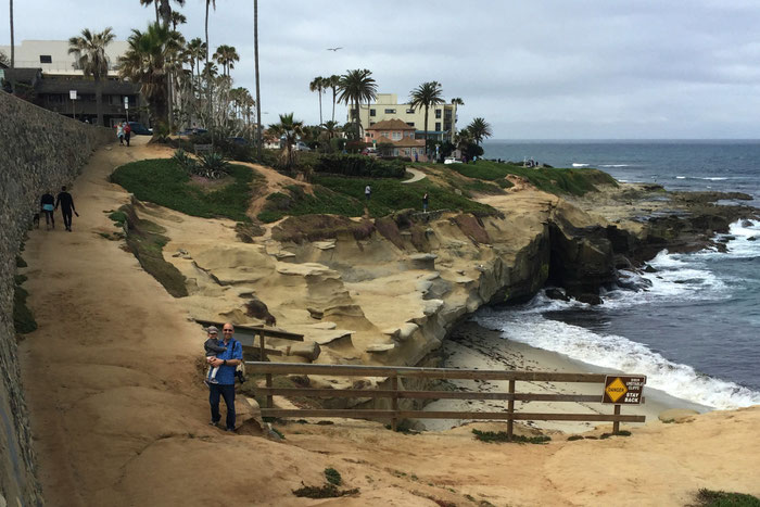 La Jolla cove - Travel to San Diego with baby & toddler