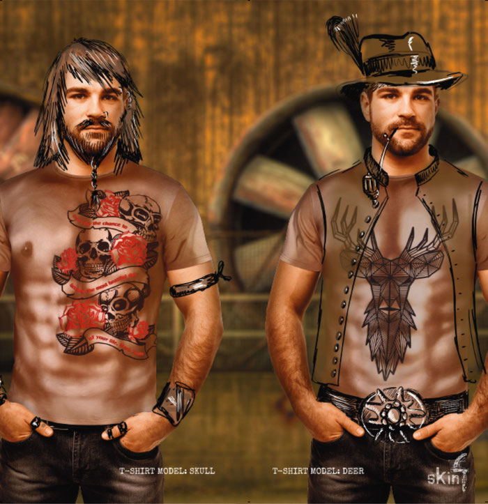 Mit stylischen Tattoo Motiven