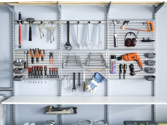 Endlich Ordnung in der Garage mit Elfa - Garage optimal ...