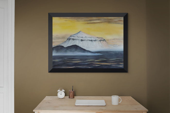 "Herðubreið", size: 31x41cm