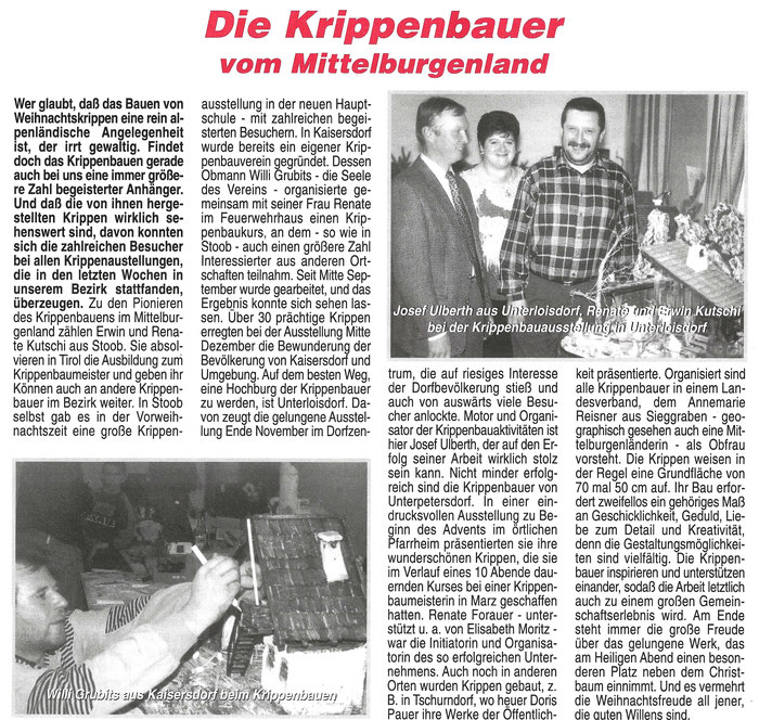 Pressebericht aus "Der Mittelburgenländer"