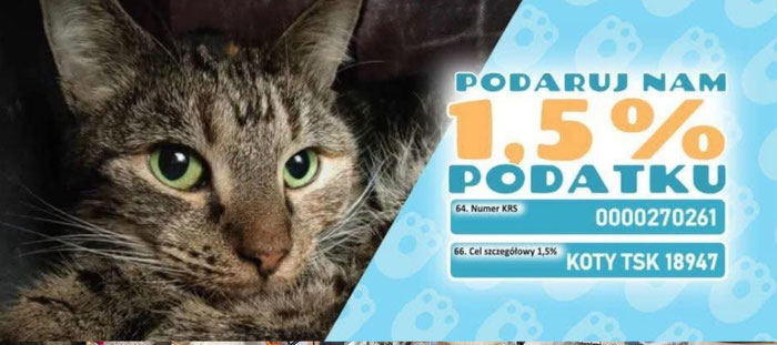 Podaruj nam 1,5% podatku!