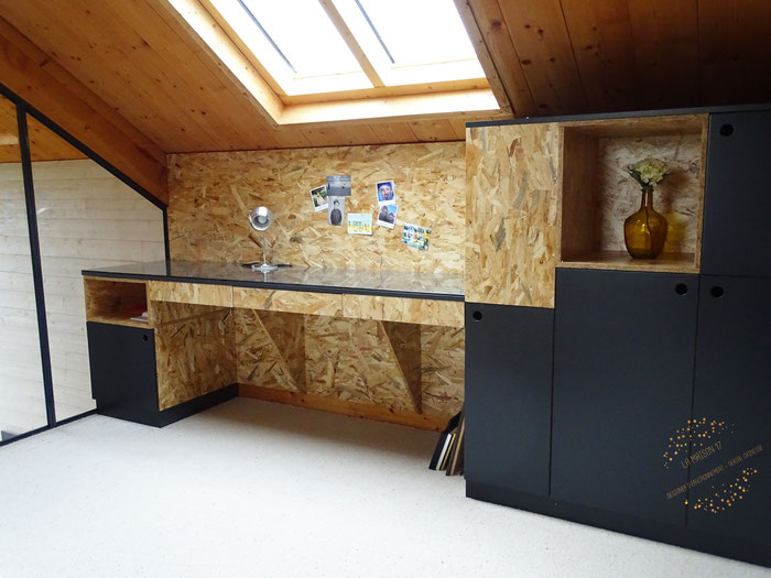 verriere-mobilier sur mesure-osb-bureau-bibliothèque-mezzanine-décoration-architecture interieur-quimper-concarneau-benodet-fouesnant-finistere