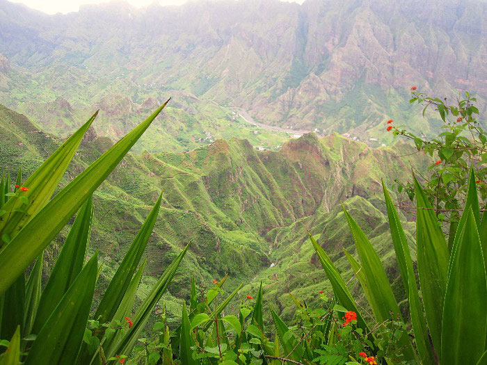 The views from high up in the mountains of Santo Antão.