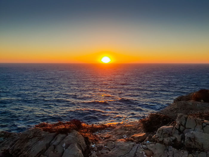 Sonnenuntergang an der Algarve