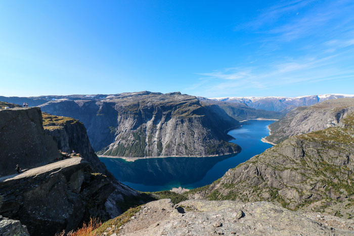 Ringedalsvatnet an der Trolltunga
