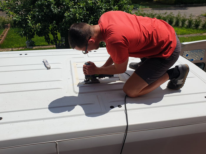 Dachfenster Camper einbauen