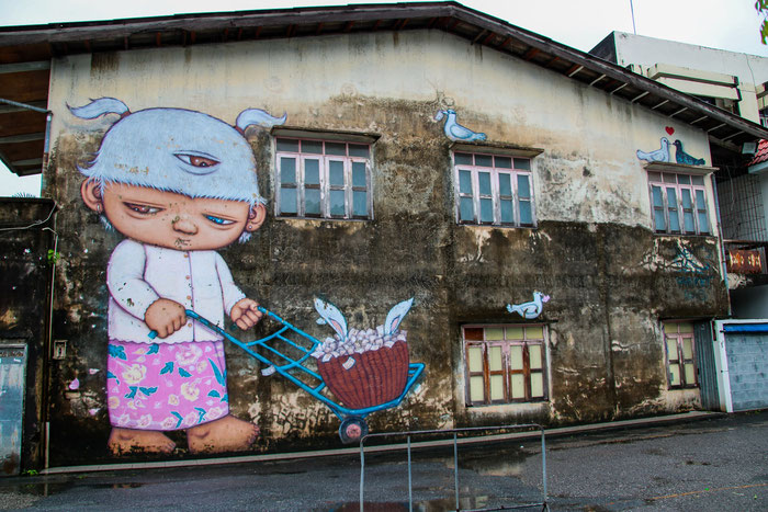 Graffiti in Phuket Old Town