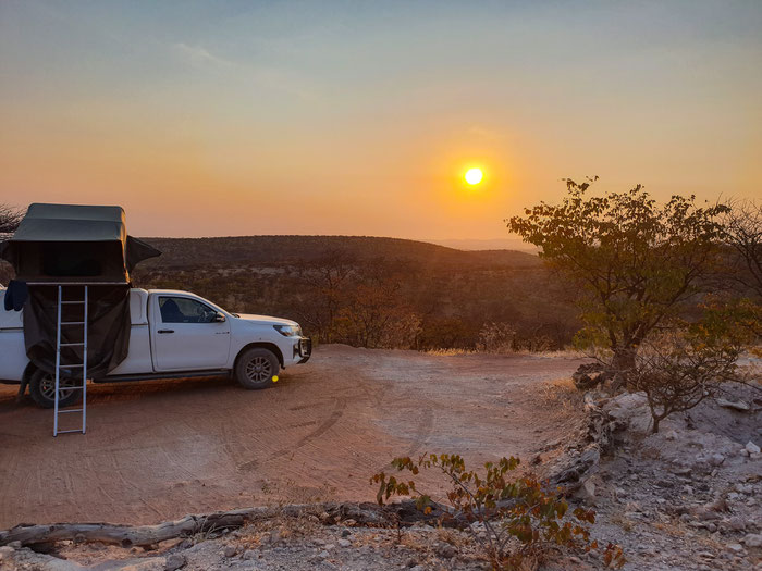 Namibia mit dem Dachzelt