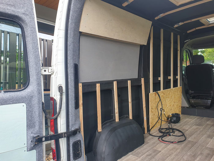 Holzverkleidung Camper