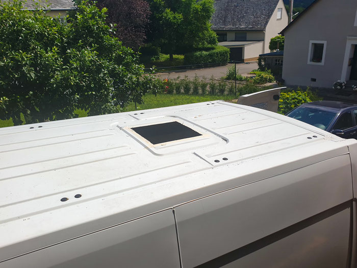 Dachfenster im Camper