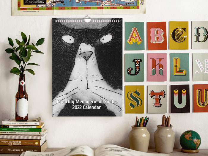 2022 animal art calendar